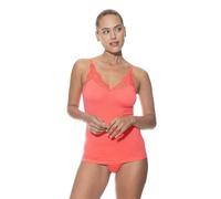 Mey Tagwäsche Serie Organic Cotton Damen Spaghetti Tops Red Lobster L(L)