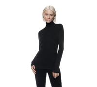 Mey Langarmshirt WOOL LOVE Damen schwarz Größe S/M