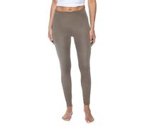 Leggings MEY "Wool Love", Damen, Gr. S/M, N-Gr, beige (deep taupe), Strick, Obermaterial: 48% Schurwolle, 48% Polyester, 4% Elasthan, lang, Hosen, Merinowoll-Anteil, leichter Glanz (47670945-S) deep t