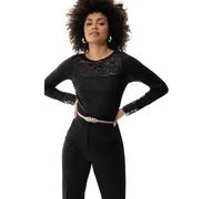 MEY Langarmshirt - Loungeshirt LOVE schwarz | S/M