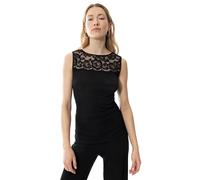 Mey Top Serie Wool Love Damen Schwarz Größe 46/48