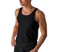 Mey Tanktop Herren Baumwolle schwarz, 7 (XL)
