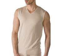 Mey Tanktop Herren V-Ausschnitt Baumwolle beige, 5 (M)
