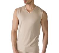 Mey Tanktop Herren V-Ausschnitt Baumwolle beige, 8 (XXL)