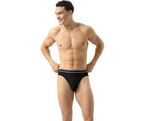 Mey Unlimited Regular Fit Unterhose schwarz, Feinstreifen