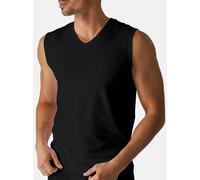 Mey Tanktop Herren V-Ausschnitt Baumwolle schwarz, 4 (S)