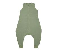 Meyco Baby Ganzjahres-Sleepoverall Musselin pre-washed 2.0 TOG 92 Olive Green