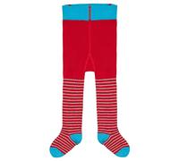 loud + proud Strumpfhose, GOTS-zertifiziert Rot/Stripes 86/92