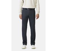 Chinos MEYER "BONN", Herren, Gr. 28, Normalgrößen, blau, 50% Baumwolle, 32% Polyester, 15% Viskose, 3% Elasthan, unifarben, regular fit lang, Hosen, mit Flexiblen Bund (20433723-28) blau