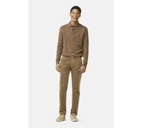 Chinos MEYER "Bonn 2-3708", Herren, Gr. 46, Normalgrößen, braun (hellbraun), 98% Baumwolle, 2% Elasthan, unifarben, regular fit knöchelfrei, Hosen, aus softem Cord (22188032-46) hellbraun