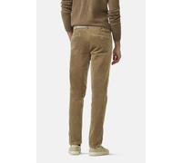 Chinos MEYER "Bonn 2-3708", Herren, Gr. 54, Normalgrößen, braun (hellbraun), 98% Baumwolle, 2% Elasthan, unifarben, regular fit knöchelfrei, Hosen, aus softem Cord (22188032-54) hellbraun