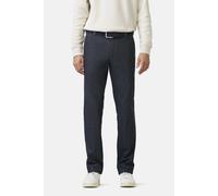 Chinos MEYER "BONN", Herren, Gr. 24, Normalgrößen, blau, 50% Baumwolle, 32% Polyester, 15% Viskose, 3% Elasthan, unifarben, regular fit lang, Hosen, mit Flexiblen Bund (20433723-24) blau