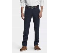 Chinos MEYER "Skye", Herren, Gr. 25, Normalgrößen, blau (marine), 89% Polyamid;11% Elasthan, unifarben, slim fit lang, Hosen, mit Reißverschluss-Taschen (10919809-25) marine