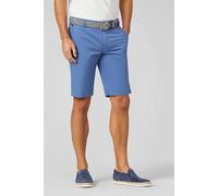 Chinos MEYER "PALMA", Herren, Gr. 52, Normalgrößen, blau, 97% Baumwolle, 3% Elasthan, unifarben, regular fit kniefrei, Hosen, mit französischen Einschubtaschen (51023817-52) blau