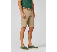 Meyer Hosen Chino-Bermuda PALMA Herren Regular Fit 97% Baumwolle 3% Elasthan Braun Gr. 27