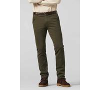 MEYER BAUMWOLL-STRETCHCHINO Grün (oliv)