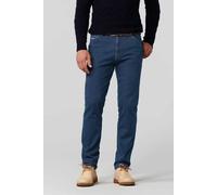 Meyer Chicago Modern Fit Jeans blau, Einfarbig