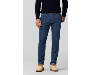 Meyer Chicago Modern Fit Jeans blau, Einfarbig