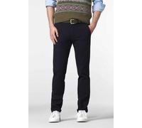 Chinohose MEYER "BONN", Herren, Gr. 28, N + K Gr, blau (dunkelblau), Obermaterial: 98% Baumwolle CO. 2% Elasthan EL., uni, regular fit, Hosen Chinohose, aus Winter-Canvas (81039762-28) dunkelblau