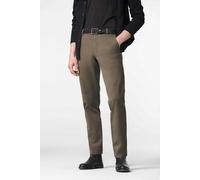 Chinohose MEYER "BONN", Herren, Gr. 58, N-Gr, braun, Obermaterial: 98% Baumwolle CO. 2% Elasthan EL., uni, regular fit, Hosen Chinohose, aus Winter-Canvas (89546756-58) braun