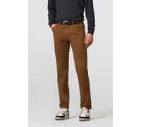 MEYER COTTON-TWILL CHINO Rot (Karamell) 54