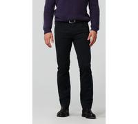 Meyer Diego Regular Fit Stoffhose schwarz, Einfarbig