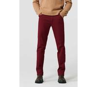 Chinos MEYER "Chino-Hose", Damen, Gr. 50, Normalgrößen, burgunderrot, 98% Baumwolle;2% Elasthan, unifarben, regular fit lang, Hosen (15910513-50) burgunderrot