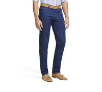 Meyer Dublin Modern Fit Jeans blau, Einfarbig