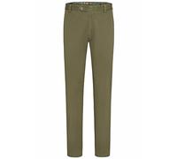Meyer Modern Fit Chino grün, Einfarbig