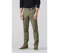 Chinos MEYER "Oslo", Herren, Gr. 31, Normalgrößen, grün, 97% Baumwolle;3% Elasthan, unifarben, regular fit lang, Hosen, mit Französischen Seitentaschen (85286816-31) grün