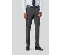 Chinos MEYER "Bonn", Herren, Gr. 50, Normalgrößen, grau, 52% Polyester;43% Wolle;5% Elasthan, unifarben, slim fit lang, Hosen, mit Stretch-Dehnbund (42512122-50) grau