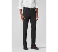 Meyer Bonn Modern Fit Stoffhose schwarz, Einfarbig