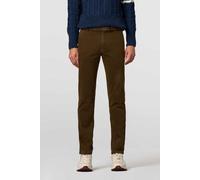 Chinos MEYER "BONN", Herren, Gr. 56, Normalgrößen, braun (karamell), 98% Baumwolle, 2% Elasthan, unifarben, regular fit lang, Hosen, mit Ziersteppung und Knopf (88086602-56) karamell