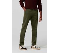MEYER Dream Finish Stretch Baumwoll-Chino 30 Grün (oliv)