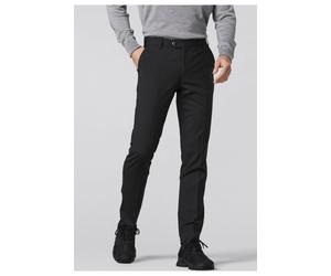 Meyer Flex Modern Fit Chino schwarz, Einfarbig