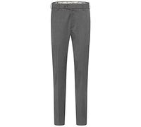 Anzughose MEYER "Bonn", Herren, Gr. 58, Normalgrößen, grau, 53% Polyester;45% Wolle;2% Elasthan, unifarben, slim fit lang, Hosen, mit 4-Way-Stretch (86937842-58) grau
