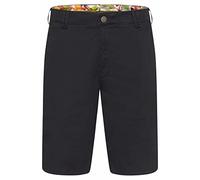 Chinos MEYER "PALMA", Herren, Gr. 48, Normalgrößen, blau (dunkelblau), 97% Baumwolle, 3% Elasthan, unifarben, regular fit kniefrei, Hosen, mit französischen Einschubtaschen (37720164-48) dunkelblau