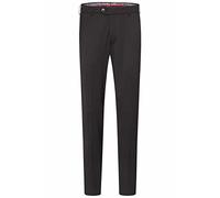 Meyer Bonn Modern Fit Stoffhose schwarz, Einfarbig