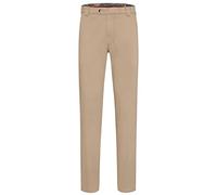 Chinos MEYER "Roma", Herren, Gr. 23, Normalgrößen, beige, 98% Baumwolle;2% Elasthan, unifarben, regular fit lang, Hosen, mit Stretch-Dehnbund (36101461-23) beige