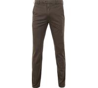Meyer Roma Regular Fit Chino braun, Einfarbig