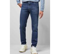 5-Pocket-Jeans MEYER "M5 Regular", Herren, Gr. 33, Länge 34, blau (marine), 98% Baumwolle;2% Elasthan, unifarben, Basic, regular fit lang, Jeans, im Five Pocket Style (45332956-33) marine
