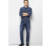 Stoffhose MEYER "M5 Five Pocket", Herren, Gr. 30, Länge 32, blau, 99% Baumwolle;1% Elasthan, unifarben, regular fit lang, Hosen, aus Denim (50083343-30) blau