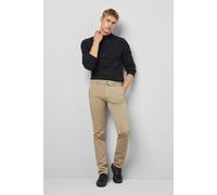 Chinos MEYER "M5 Chino", Herren, Gr. 40, Länge 32, braun (hellbraun), 98% Baumwolle, 2% Elasthan, unifarben, figurumspielend lang, Hosen, im unifarbenen Design (72839224-40) hellbraun