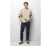 Meyer Modern Fit Jeans marine, Einfarbig