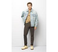 Chinos MEYER "M5 Move", Herren, Gr. 38, Länge 34, braun, 54% Baumwolle, 44% Polyester, 2% Elasthan, unifarben, regular fit lang, Hosen, im Jersey-Look (45051861-38) braun