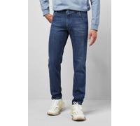 5-Pocket-Jeans MEYER "M5 Regular", Herren, Gr. 32, Länge 32, blau (marine), 98% Baumwolle;2% Elasthan, unifarben, Basic, regular fit lang, Jeans, im Five Pocket Style (65956439-32) marine