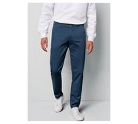 Chinos MEYER "M5 Chino", Herren, Gr. 36, Länge 36, blau, 98% Baumwolle, 2% Elasthan, unifarben, regular fit lang, Hosen, M5 Chino im unifarbenen Design (98178322-36) blau