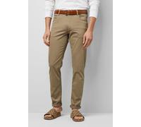 Meyer M5Slim Fit Jeans taupe, Einfarbig