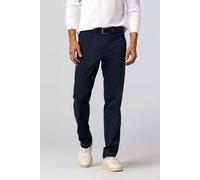 MEYER Mikrostruktur Baumwoll Chino Blau (Marine) 48