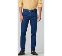 Meyer Modern Fit Chino blau, Einfarbig